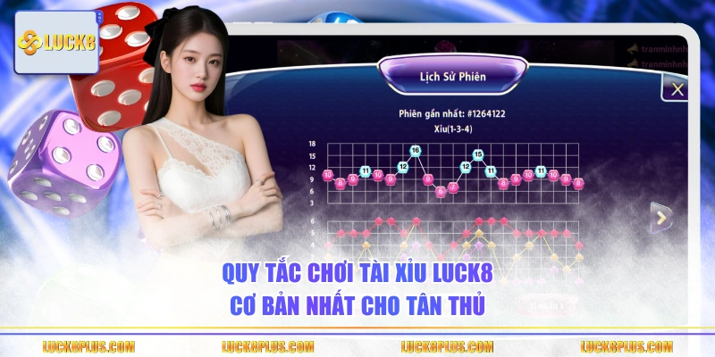 Quy tắc chơi Tài Xỉu LUCK8 cơ bản nhất cho tân thủ
